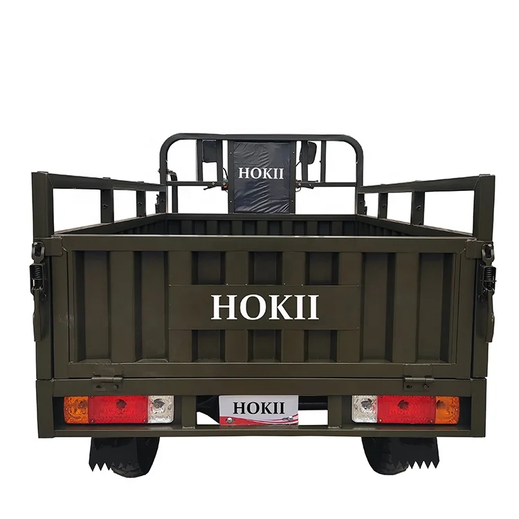 Hokii Motorized Tricycles atv/utv 3 Wheel Gasoline Tricycle Moto 200cc Cargo For Delivery