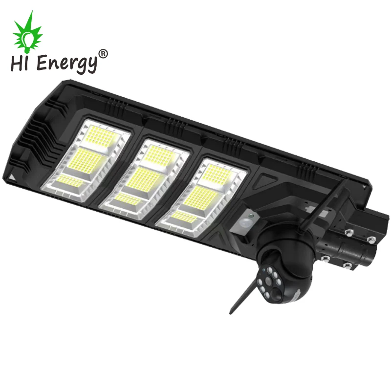 Hienergy Wholesale Energy Saving Outdoor IP65 Waterproof Solar Street Light Led Solar Street Light With Camera