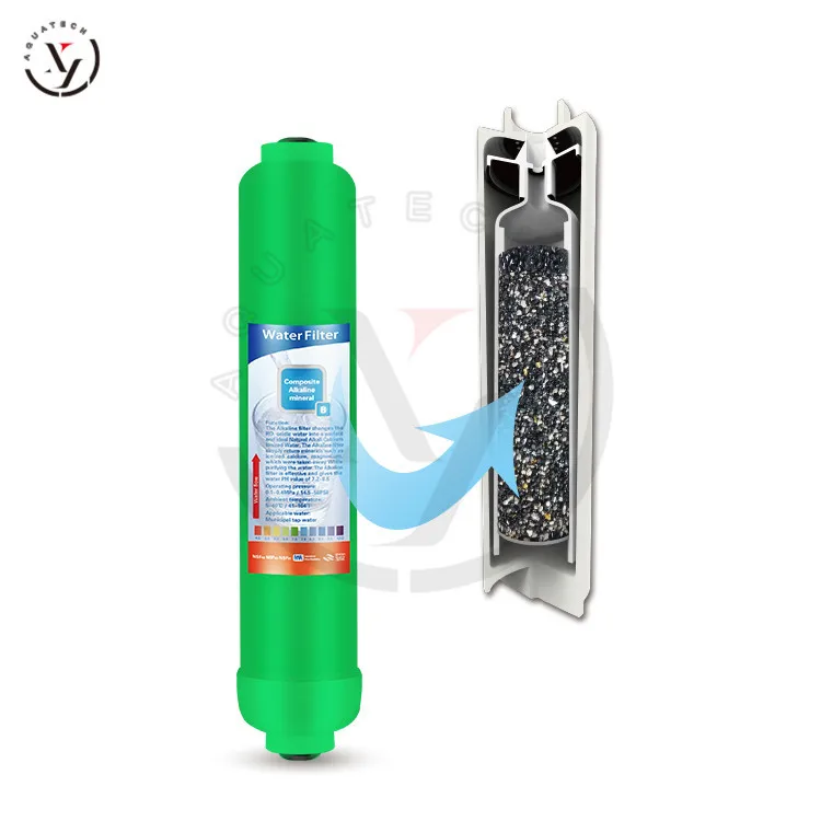 Direct Manufacturer Cost-Effe Activek Alkaline Inline Nsf Filter Cartridge Water Purifier
