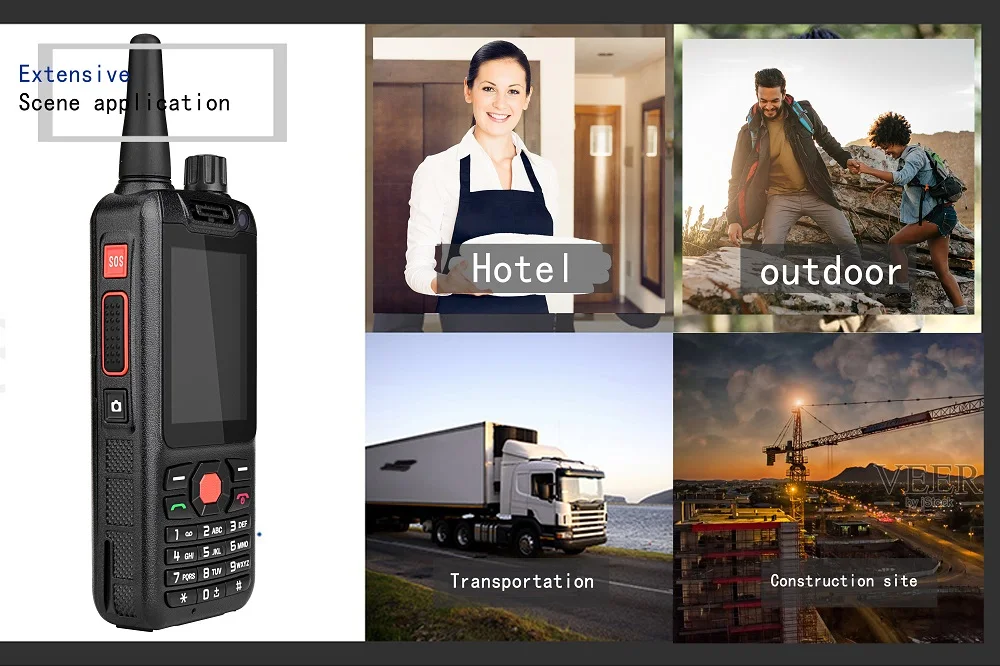 Grandtime RTS Factory Direct Low Price Portable Radio Dual Camera Android Wifi 4G 3G Long Range Radio With GPS