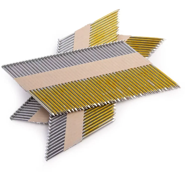 Galvanized 34 Degree D-head Plastic Paper Strip Frame Nails