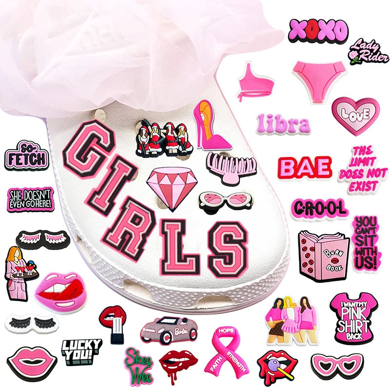 Eco-friendly Custom Croc Charms 2023 Fashion girls Shoe Charms Wholesale