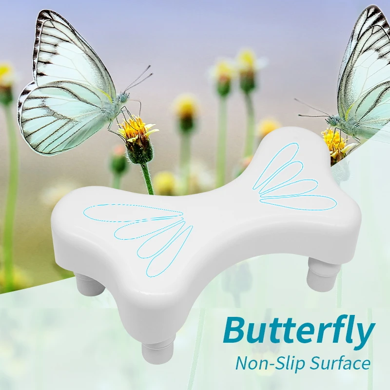 Plastic Squatting Poop Foot Stool Non-Slip Toilet Assistance Step Stool Toilet Potty Stool For Adults