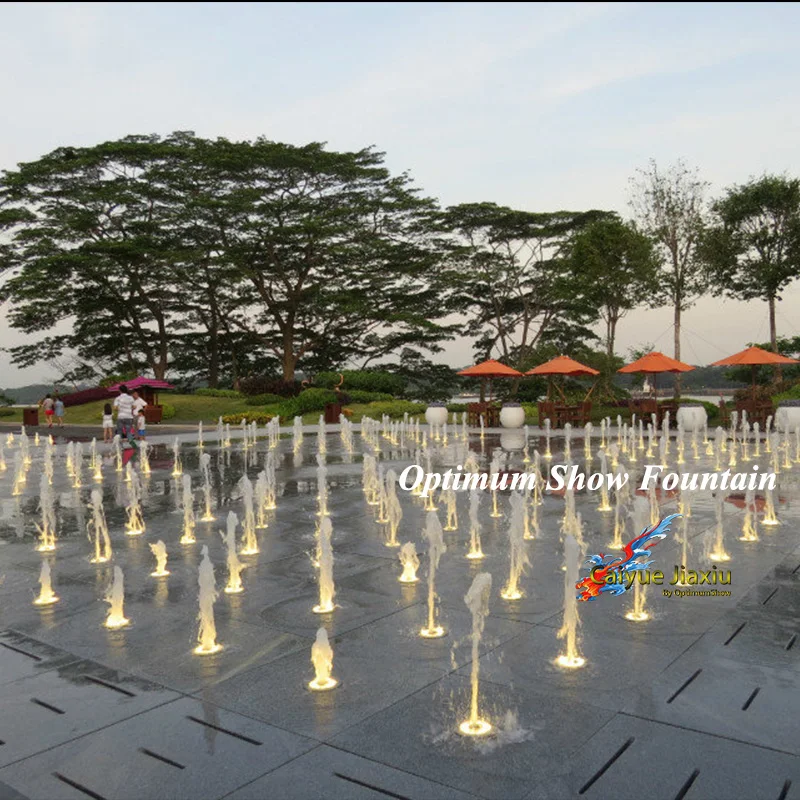 
Malaysia R & F Princess Bay Outdoor Steel Boy Girl Fountain Dry Fountain Water 