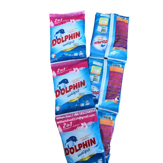 Hot sale 100 gram Fast Clean detergent washing powder for Africa countries.