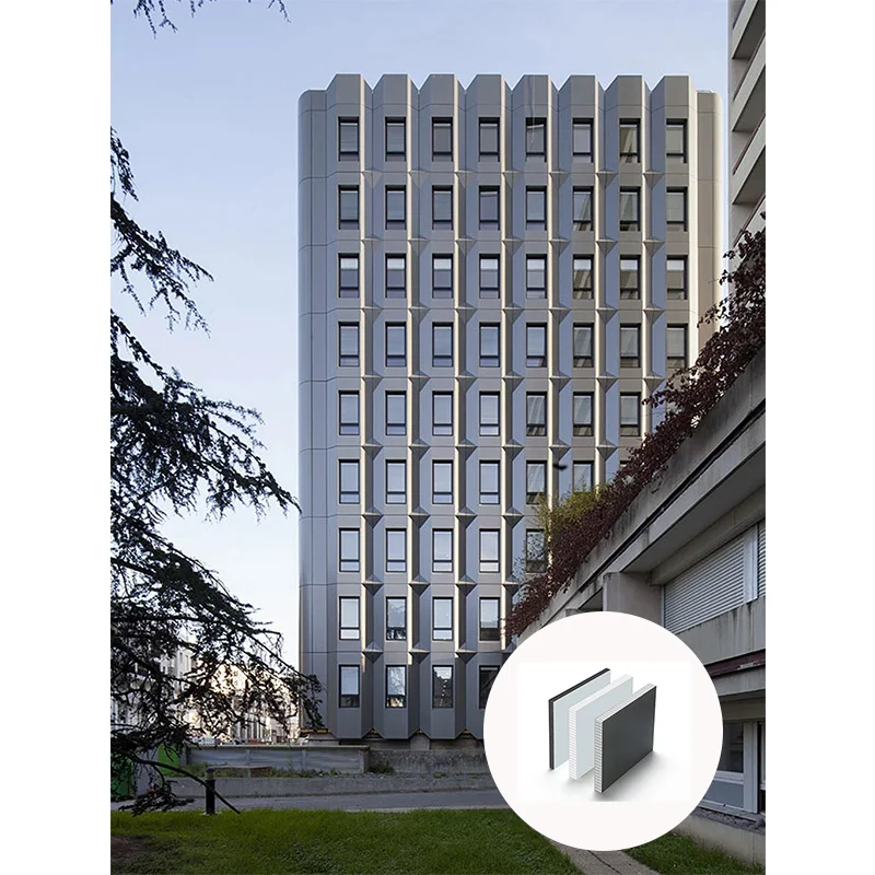 Outdoor Decor Aluminium Composite Honeycomb Wall Panels For Feature Wall Exterior Building Facade