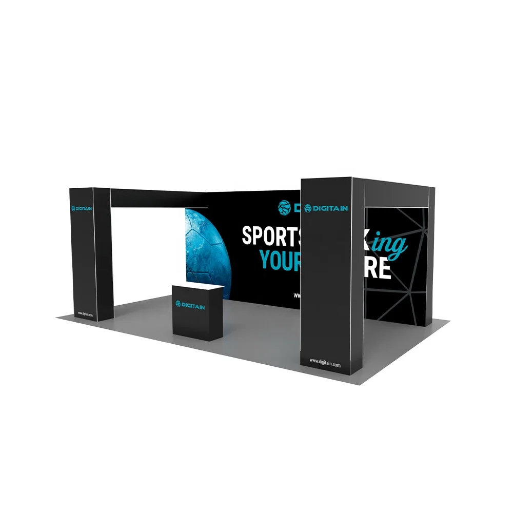 Portable  10*20 ft  SEG POP up  trade show booth banner trade show display stand  for exhibition booth