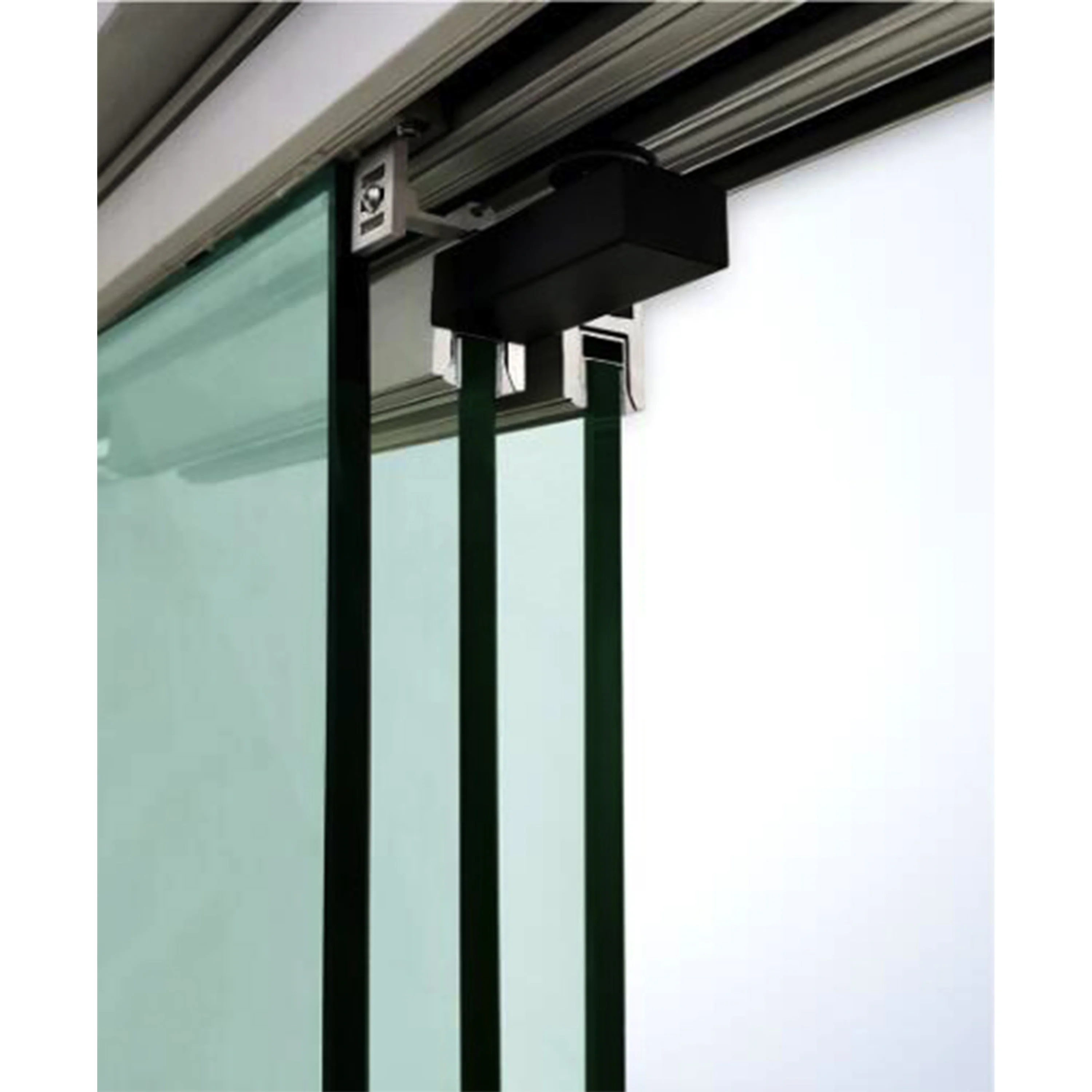 Aluminum hanging wheel 3 panels telescoping sofyt-closing hydraulic sliding door hardware kits