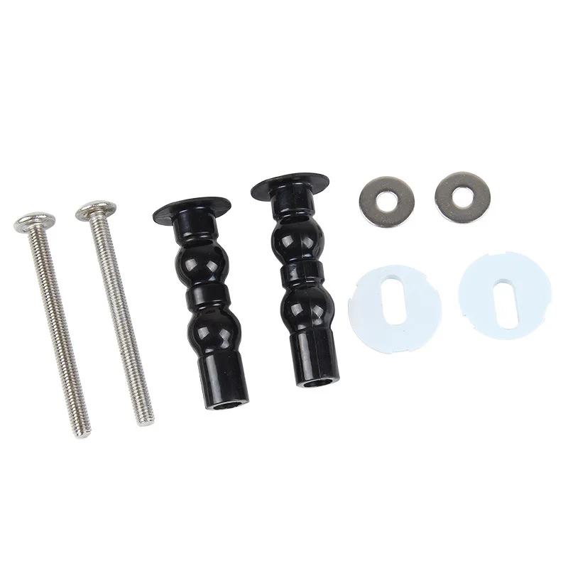 Toilet Cover Hinges Screw Blind Hole Fixings Expanding Rubber Top Fix Nuts Screws for Top Mounting Toilet Seat Hinges