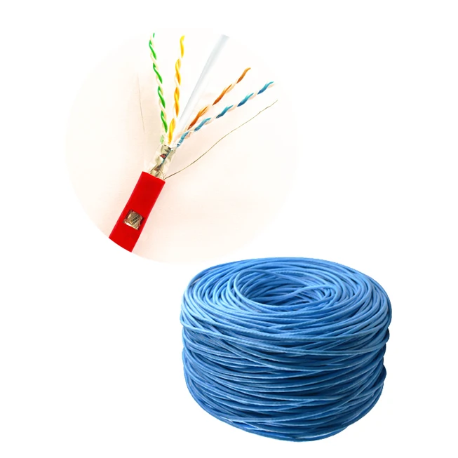 Сетевой кабель UTP Cat6 для использования в помещении медный 23 awg 1000 футов lan cat6 utp