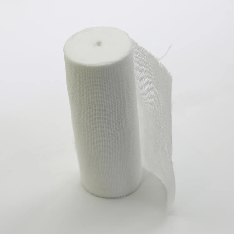 
100% cotton medical hemostatic cotton wrap gauze bandage 