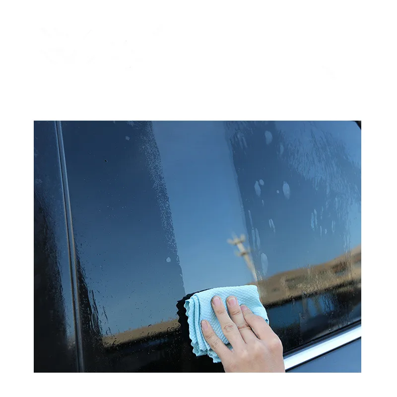 Оптовая продажа, салфетка из микрофибры для чистки, салфетка со стеклянной тряпкой, салфетка с рыбьей чешуей, впитывающее полотенце для посуды