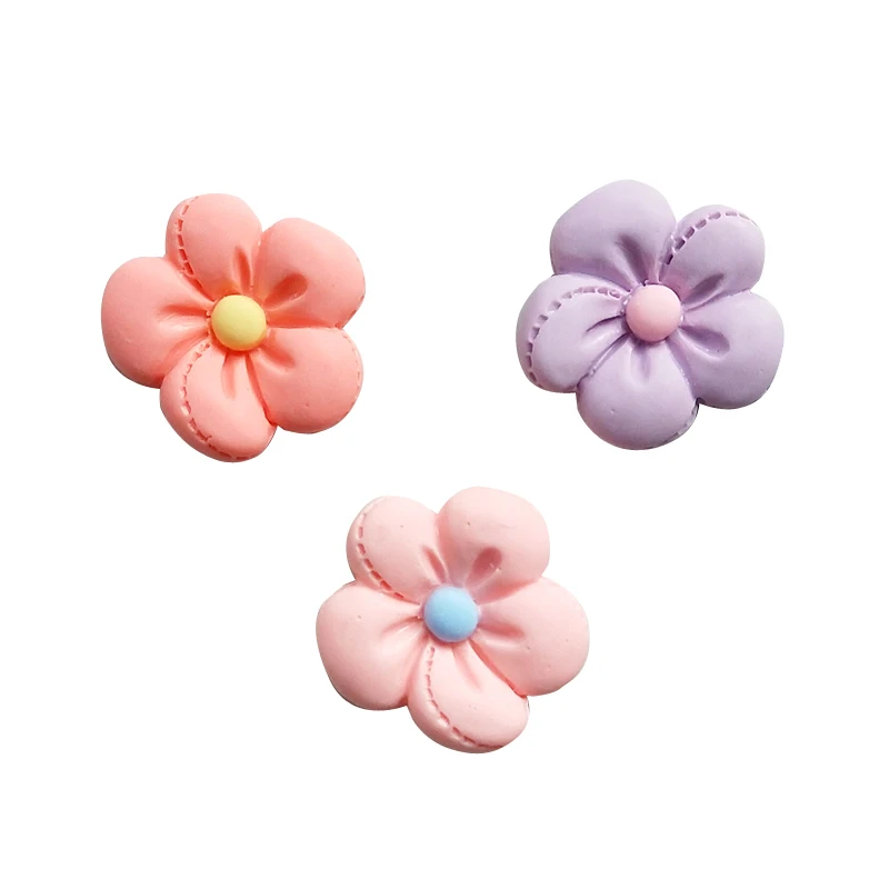 New arrival flower kids hairbow accessories ready to ship toy  diy resin flatback phone case decoration accessory