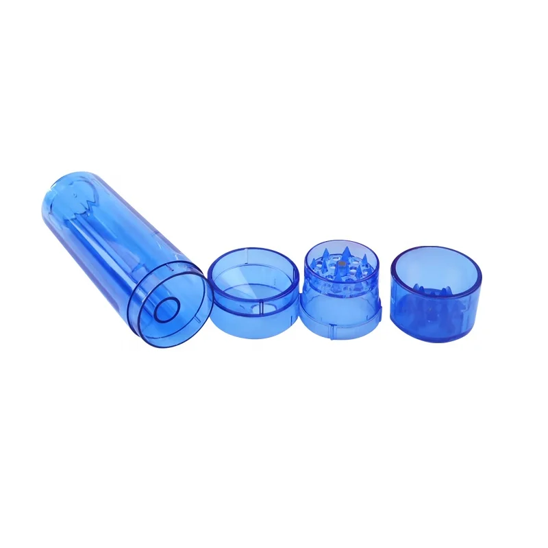 Pocket portable tobacco crusher herb pre roll grinder set smoking accessory