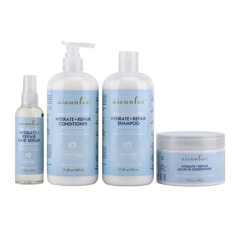 Anti-dandraff  Sulfate Free Argan Natural Herbal Formula Anti Smooth Curly Hair Loss Shampoo Deep Conditioner Set Private Label