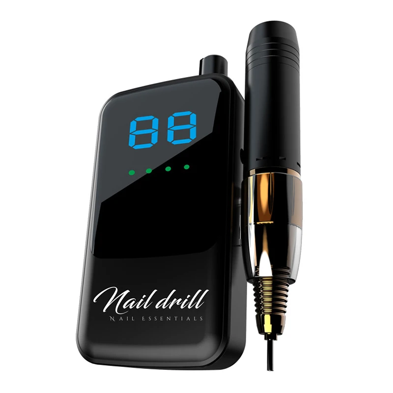Electric Nail Polisher for Acrylic Nails Drill Machine 35000rpm Professional Cordless Brushless Nail Drill Machine