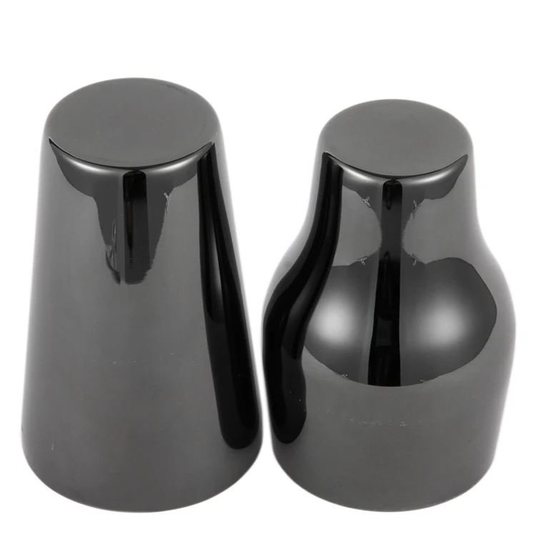 650ml High quality Stainless steel copper Parisian cocktail shaker with black plated bar shaker