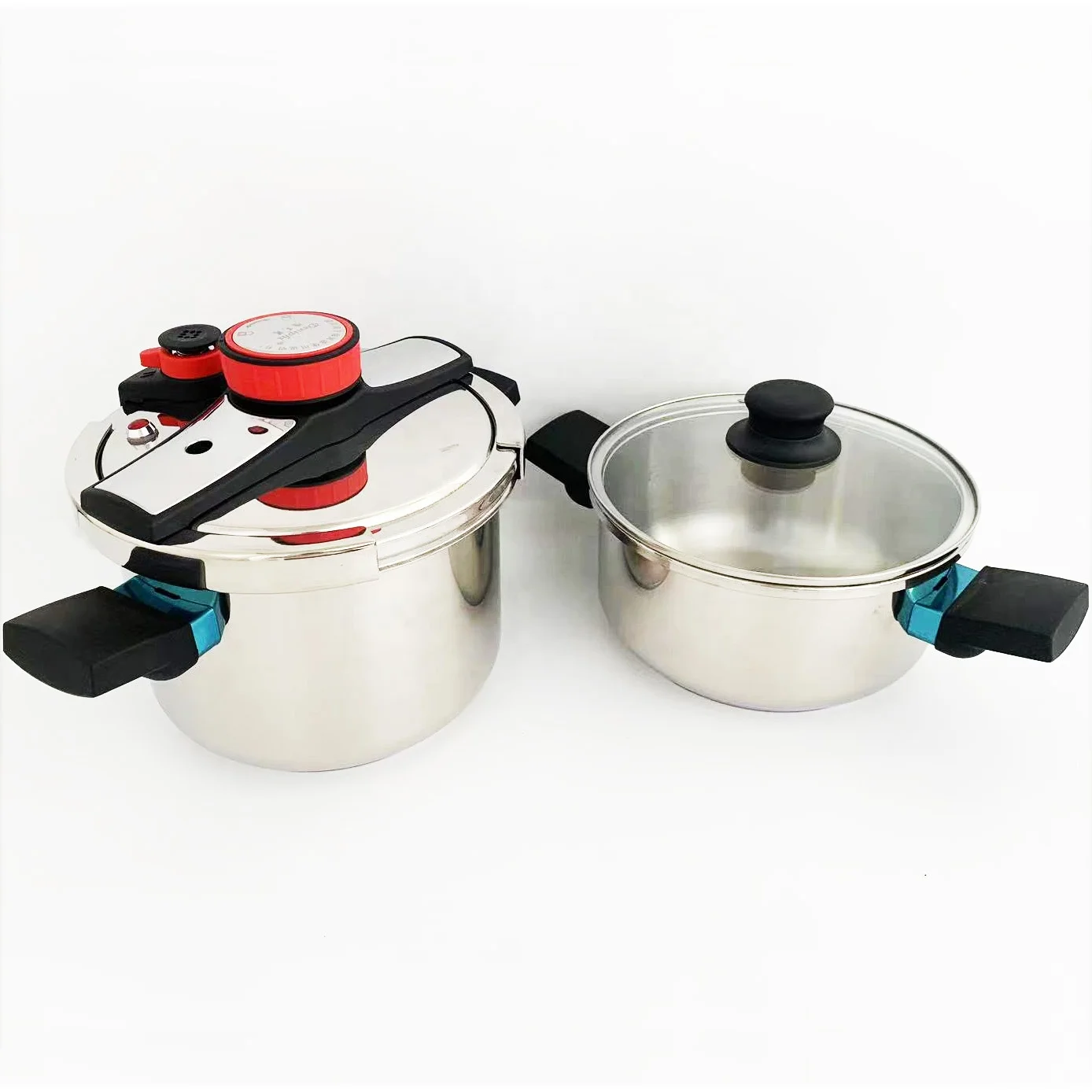 OEM factory high quality 6L large capacity thickened 304 stainless steel explosion proof pressure cooker for home kitchen cookin