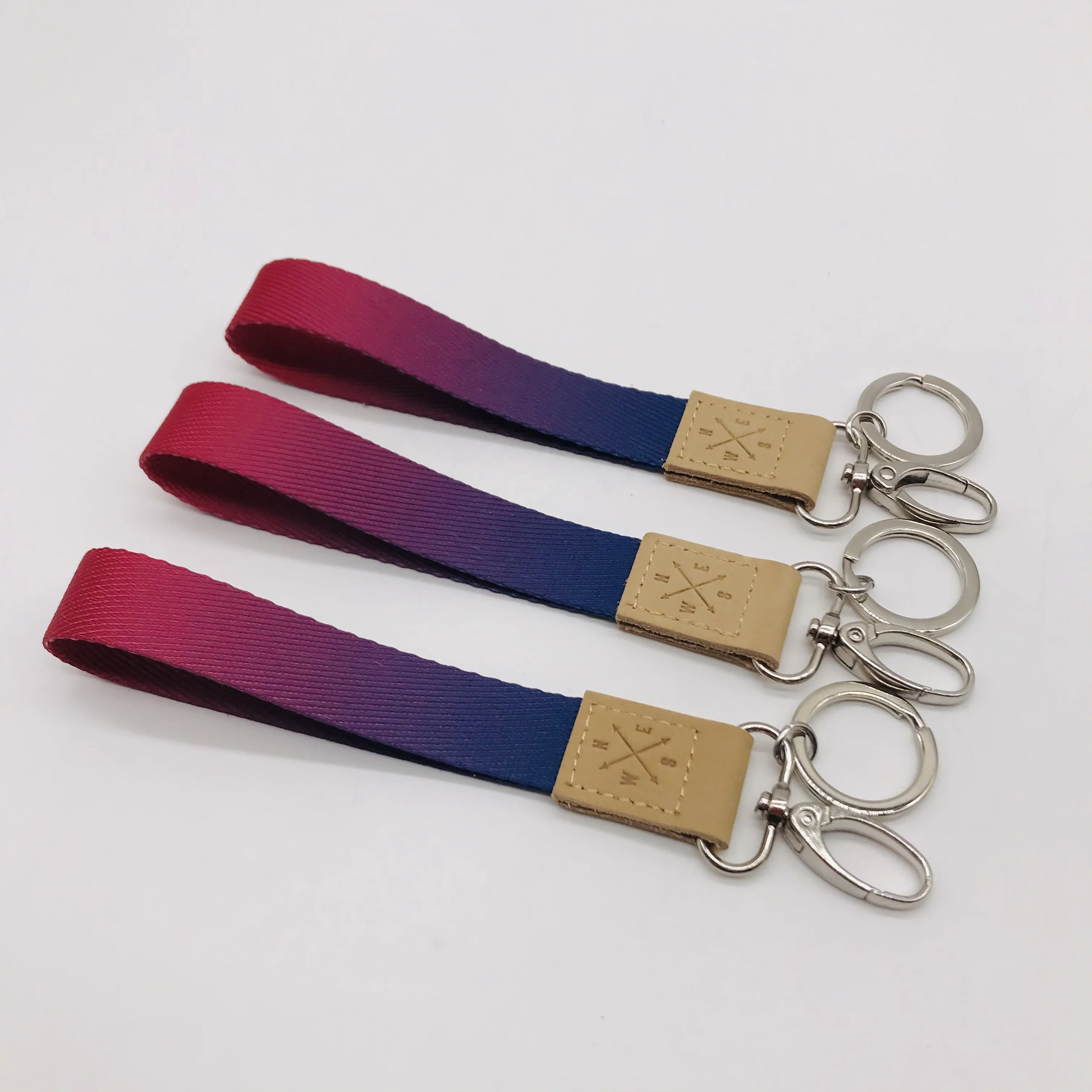Premium Leather Key Chain Holder Hand Wrist Lanyard Wristlet Strap For Keys And Wallets