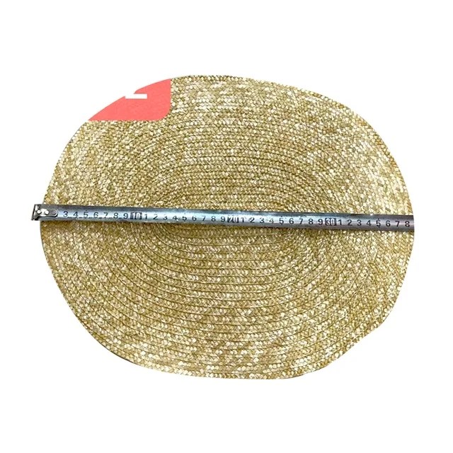 JILEN- Wholesale Placemats Handmade Cotton Woven Placemats Round Insulation Pads Place Mats Dining Table Placemat