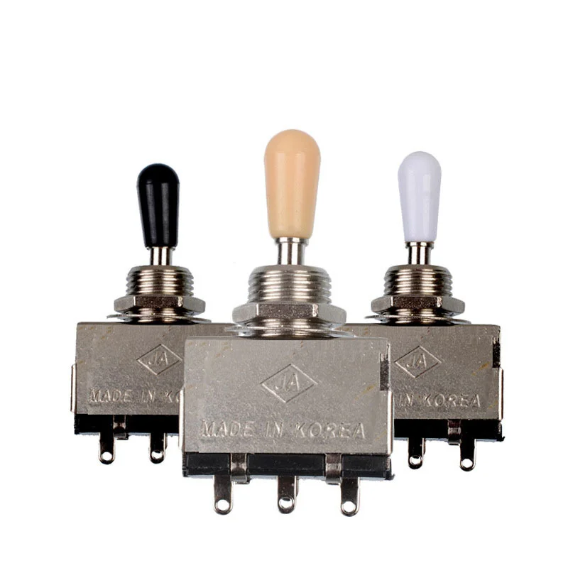 Wholesale DIY guitar Parts box Style 3-way Toggle LP guitar switch with black tip