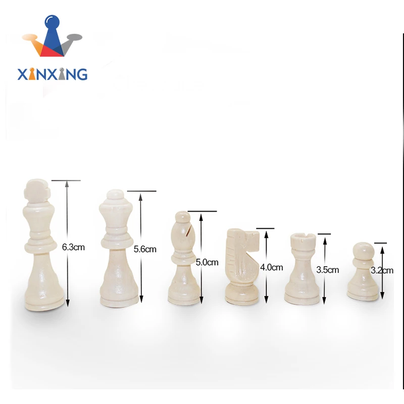 manufacturer direct  international fold chess game wooden chess set chess box for pieces storage