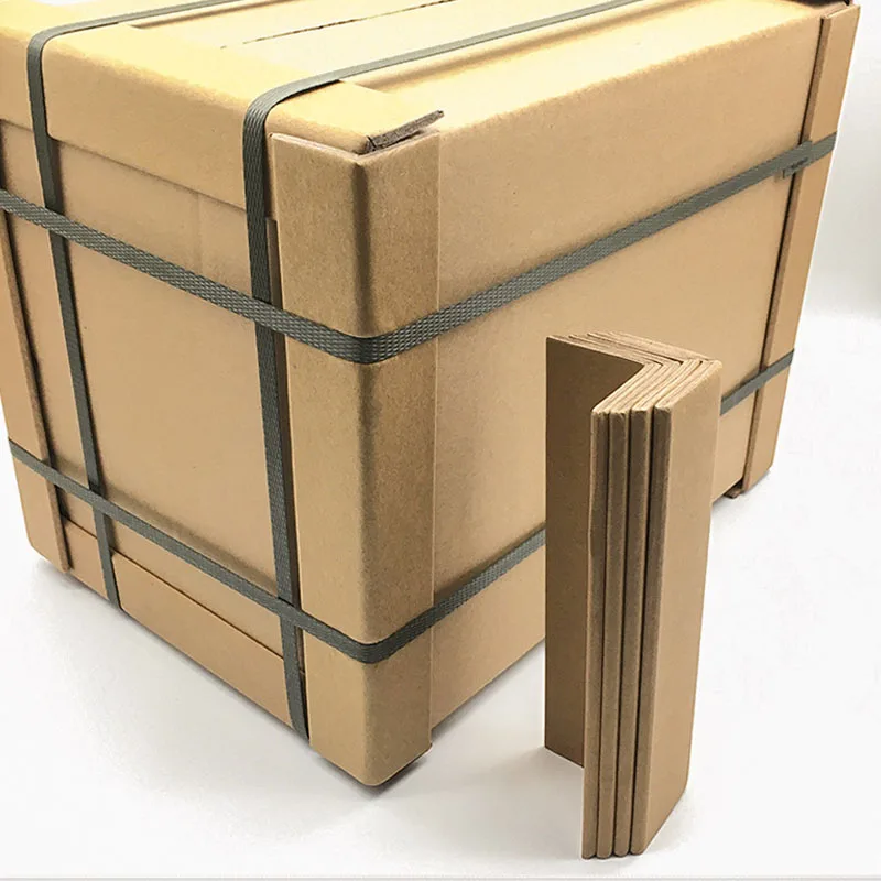 Eco-friendly  L shape Carton edge protecting paper corner protector for pallet carton edge board protector