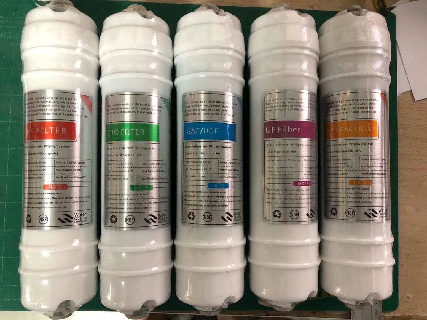 Factory price Korea style 10 inch in-line water filter 0.1 micron big T33 water filter cartridge / element