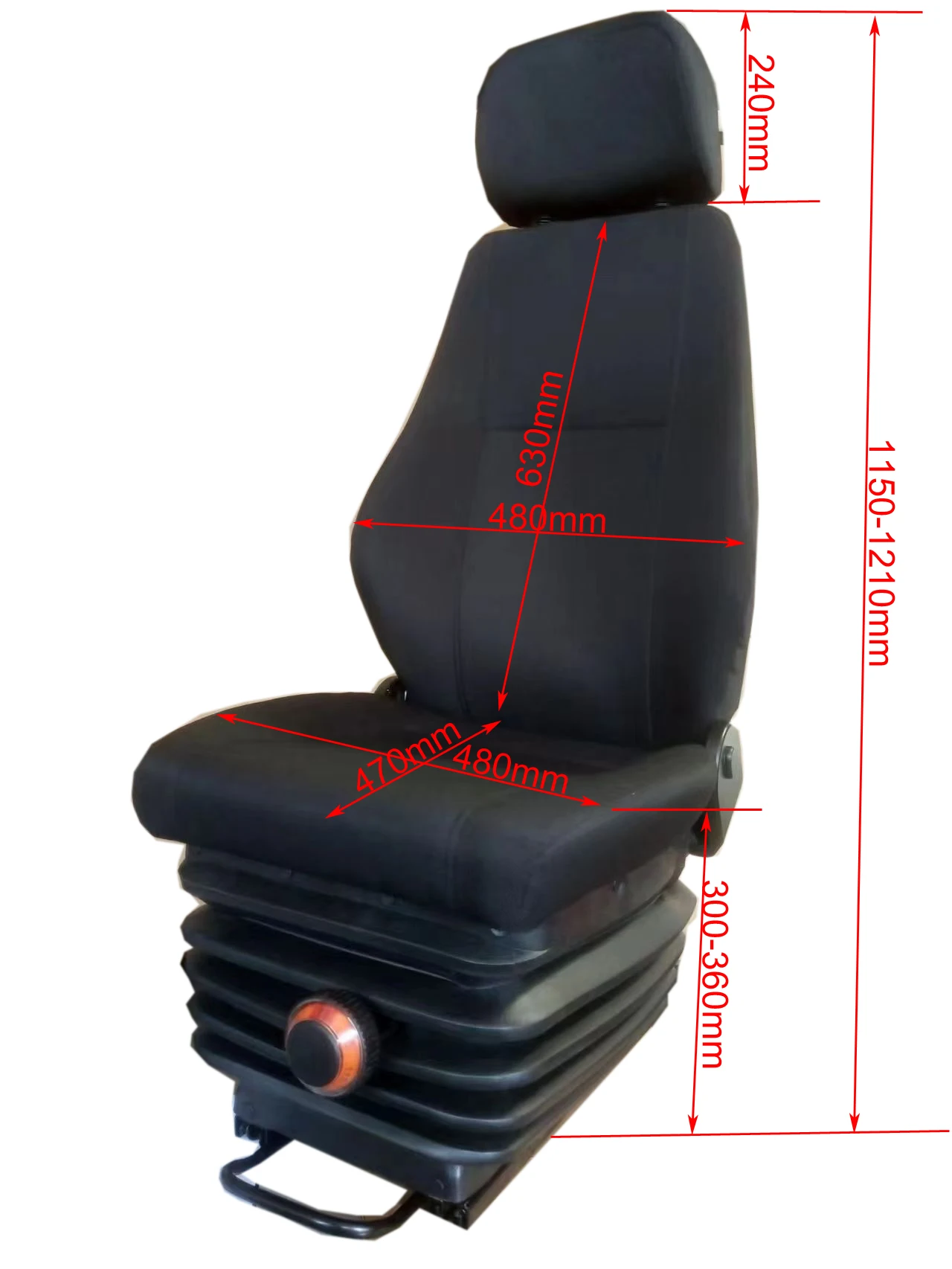 Factory outlet  Mechanical Suspension  Construction Seats Heavy plant seats volvo truck heavy duty seat