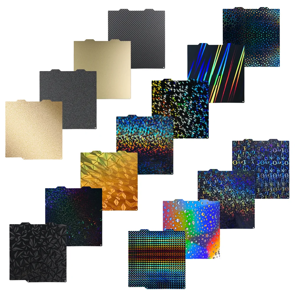 Двухсторонний пружинный стальной лист 3DSWAY для Bambu Lab A1 mini hbbed PEI текстурированный PEO Гладкий 184x184 мм 3D-принтера