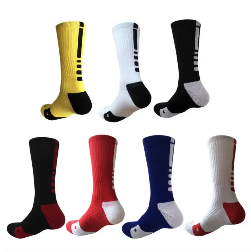 OEM Brand Cotton Basketball Star Terry Bottom Cushioned Thick Athletic Training Running GYM Men Sports Socks