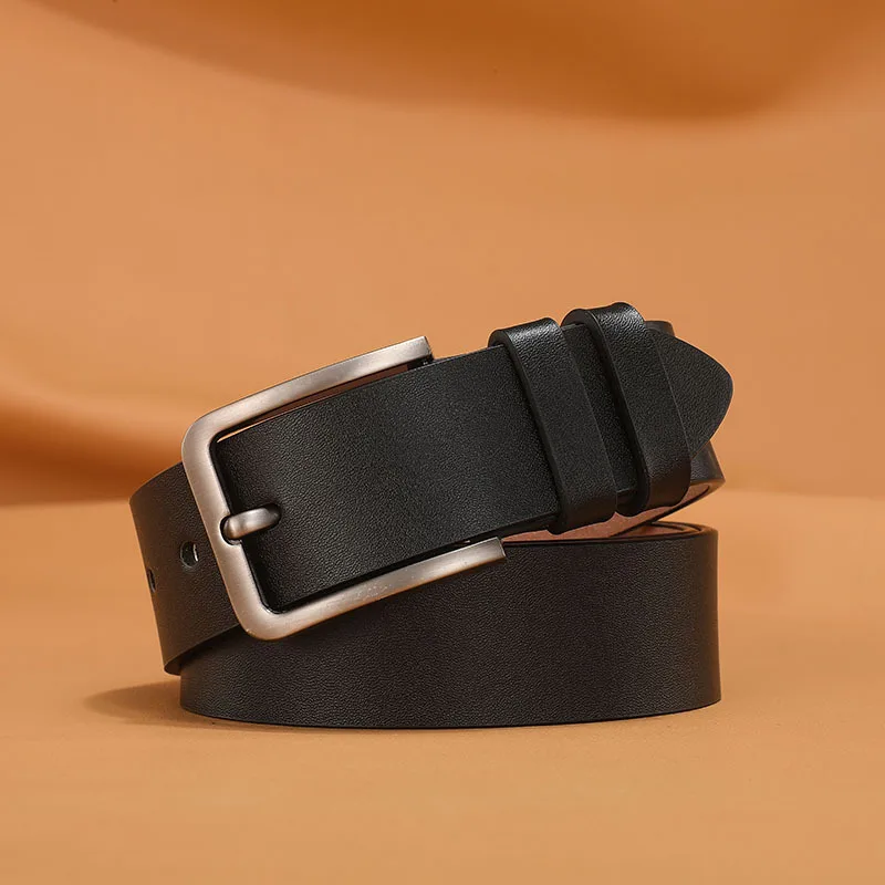 Модный деловой досуг, лидер продаж, классический винтажный ремень из искусственной кожи с пряжкой