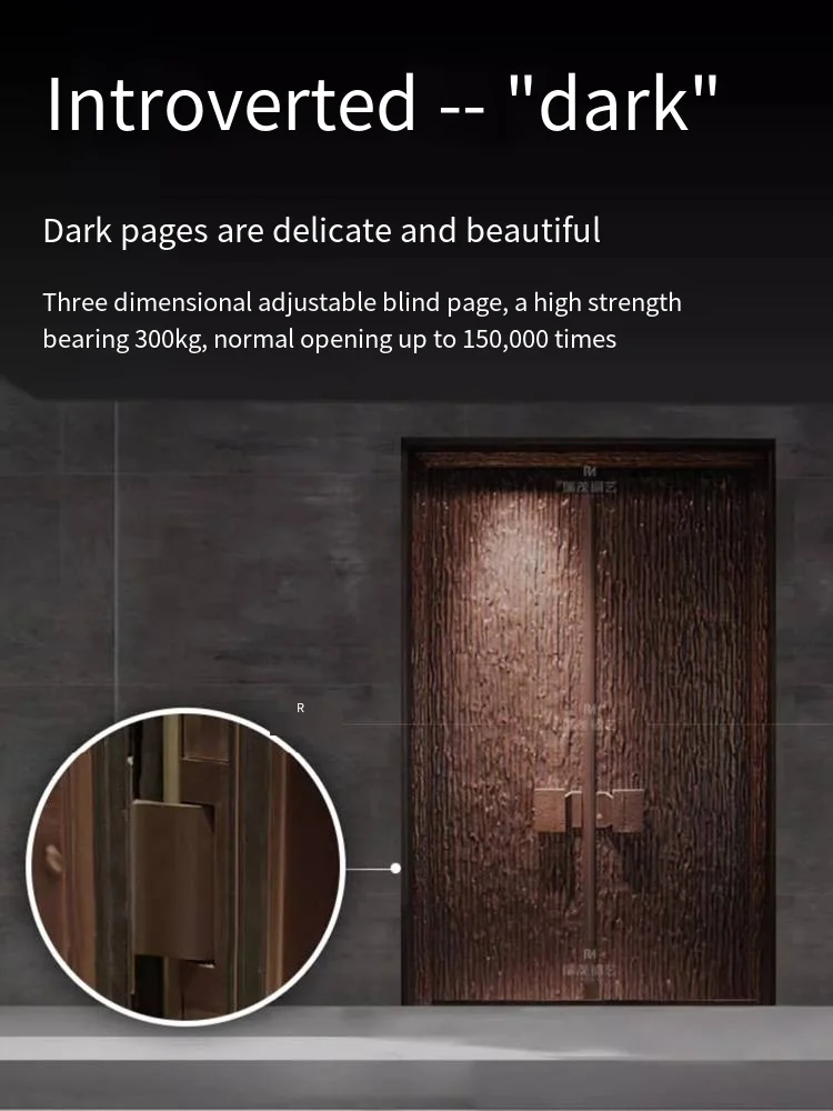 Copper Gate Luxury Villa Door Smart Lock Double Entry Door