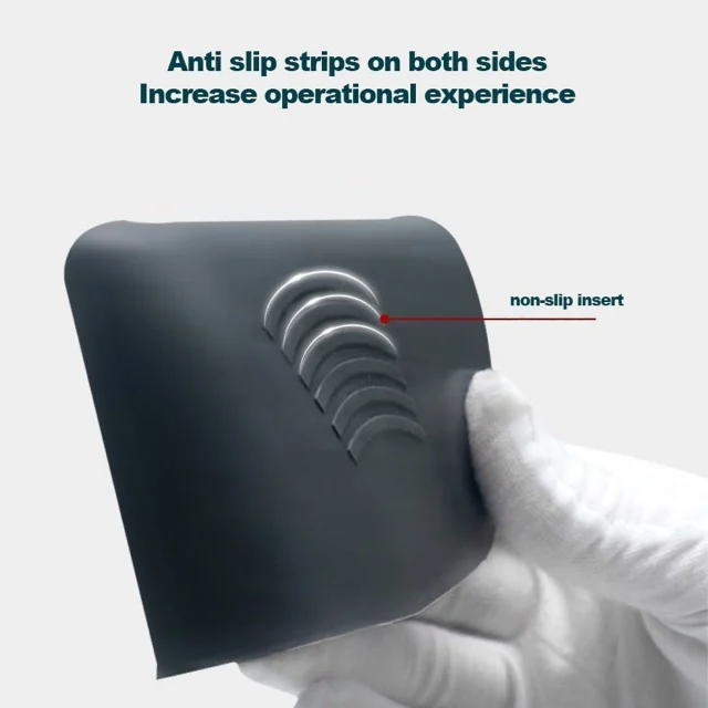 Ceramic tile pointing, beautiful seam filling, rubber tools