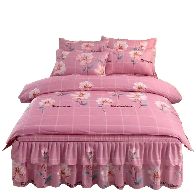 Factory price of duvet cover quilt bedspreads 100% cotton bedding set