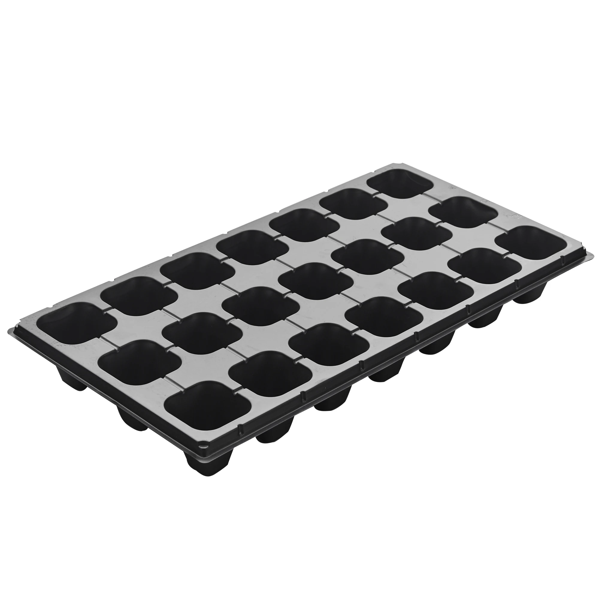 21 Cells Wholesale Plant Nursery Use Reusable Plastic Seed Grow Tray with Holes