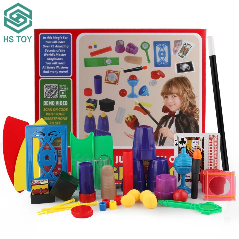 HS Toy Cross-Border Hot Sales Close-up Props Set Magic Tricks Stage Illusion For Professional Magicians