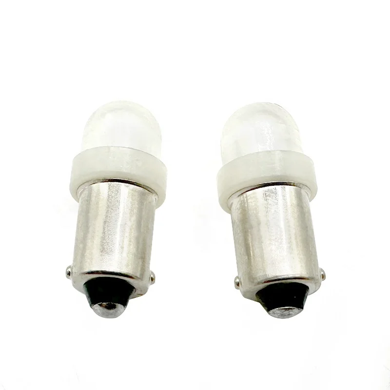 ADT OEM Bayonet anti ghosting 2 Leds 2835 SMD with diameter 10mm clear hat ac 6.3V BA9S #44 Cold White Pinball Machine Lamps