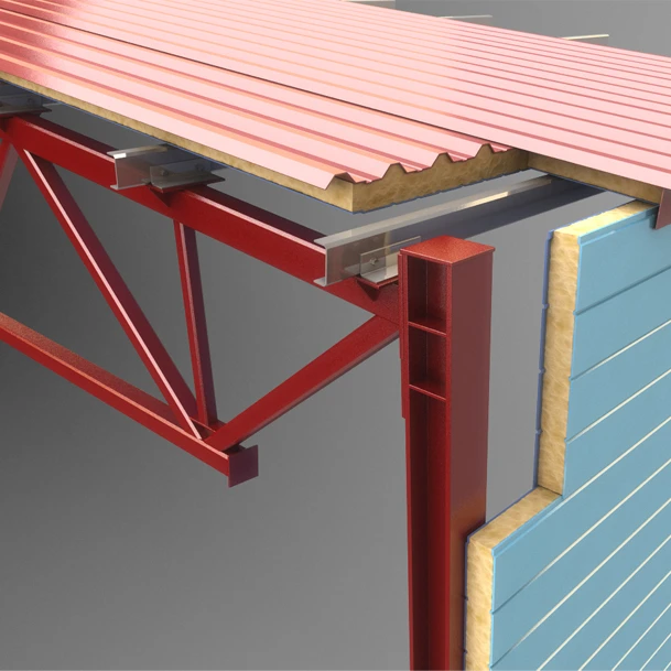 Insulation Fireproof Poultry Shed Chicken Farm Building House PU Polyurethane Sandwich Panel for Steel Building Facade