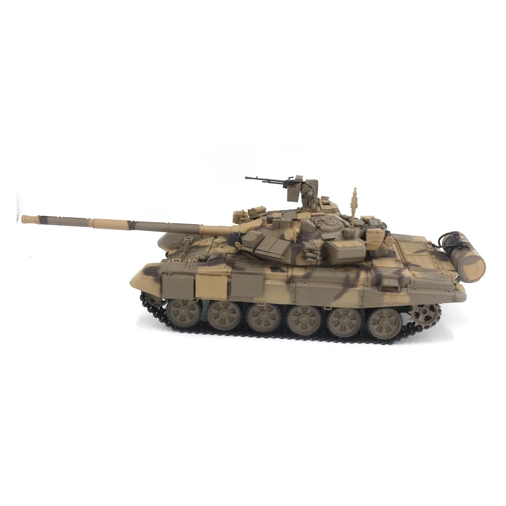 3938-1 Heng Long 7.0 Ver. 2.4Ghz RC Tank Russia T90 Main Battle Tank Military Model BB+IR Battle RC Toys Tank DIY Hobby Gifts