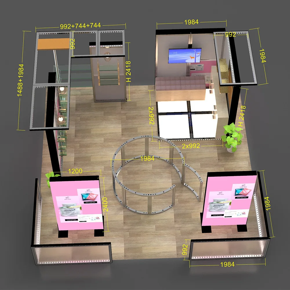 
 Выставочный круглый стол, портативный стенд для выставки, выставочный стенд для листовки, изготовленный на заказ роскошный стенд  