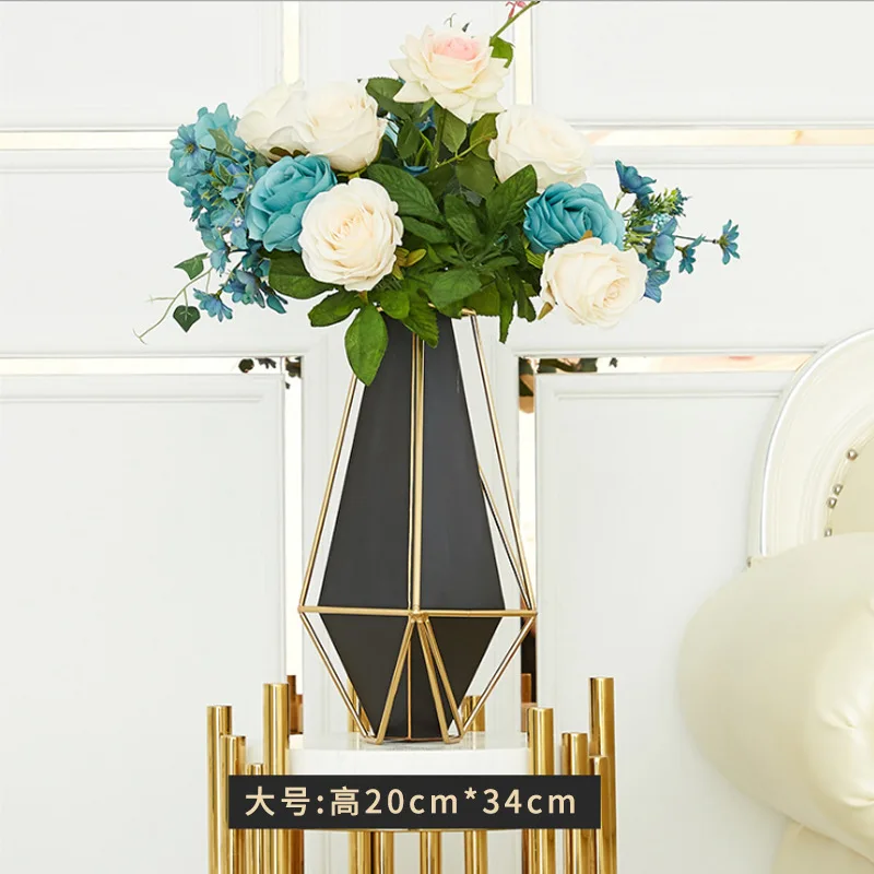 Metal Flower Stand Test Tube Wedding Centerpieces Metal Vases For Home Decor
