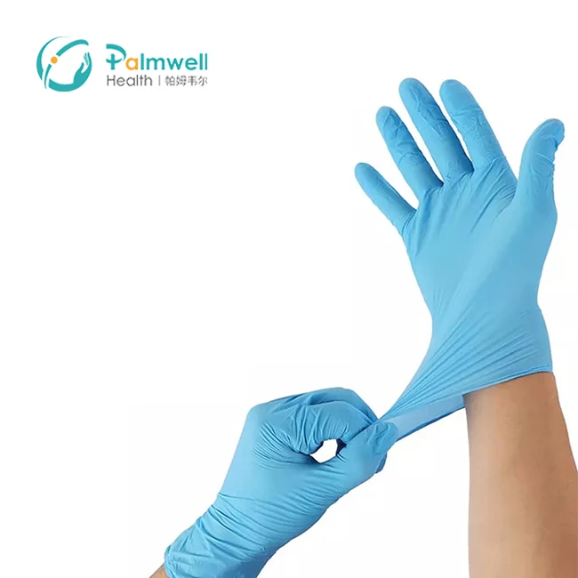 Nitrile gloves 100pcs 1000 pcs disposable blue nitrile gloves 200 box nitrile disposable gloves private label