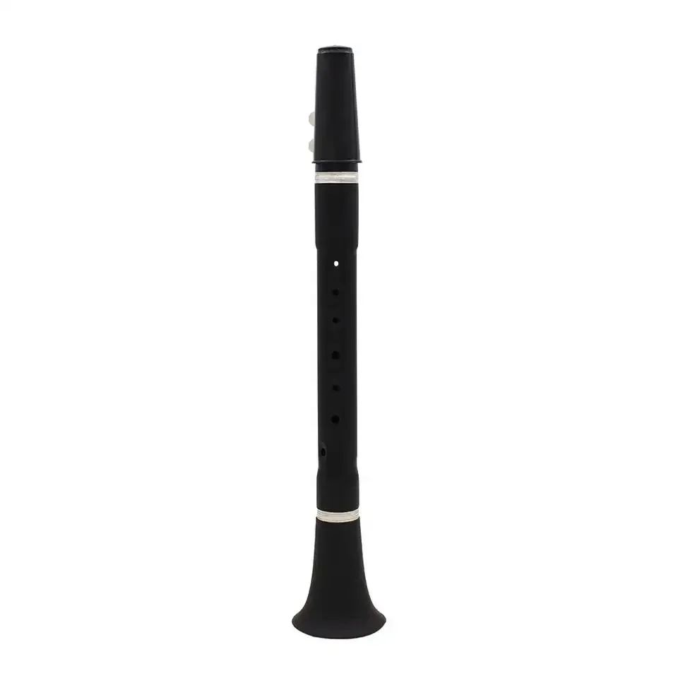 Factory Wholesale Musical Instrument High Quality Black Keyless Clarinet Set Beginner Clarinet Klarnet For Beginners