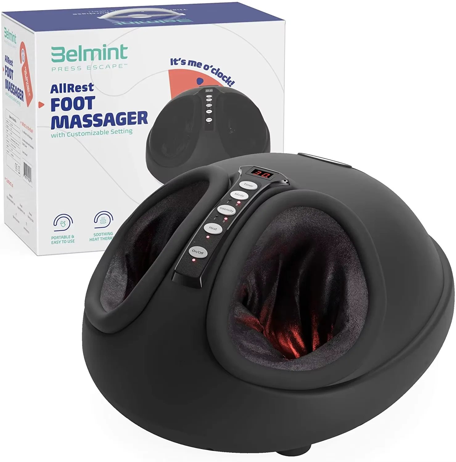 Shiatsu Leg Beautician with Heating Foot Massager Machine Foot Massager Machine Electric Heating Pad Boot for Feet Sale Surface