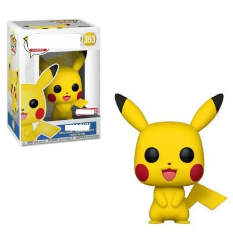 Pop! Pokemoned Silly Kawaii Anime Pikachu Charmander Bulbasaur Funny Gk Action Figure Toys Christmas Birthday Gift for Children