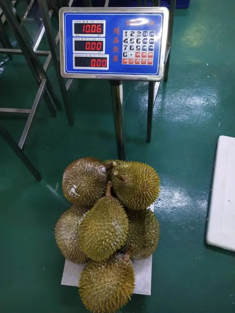 
Premium High Quality Fresh Nitrogen Freezed Frozen Whole D24 Durian for Wholesale 