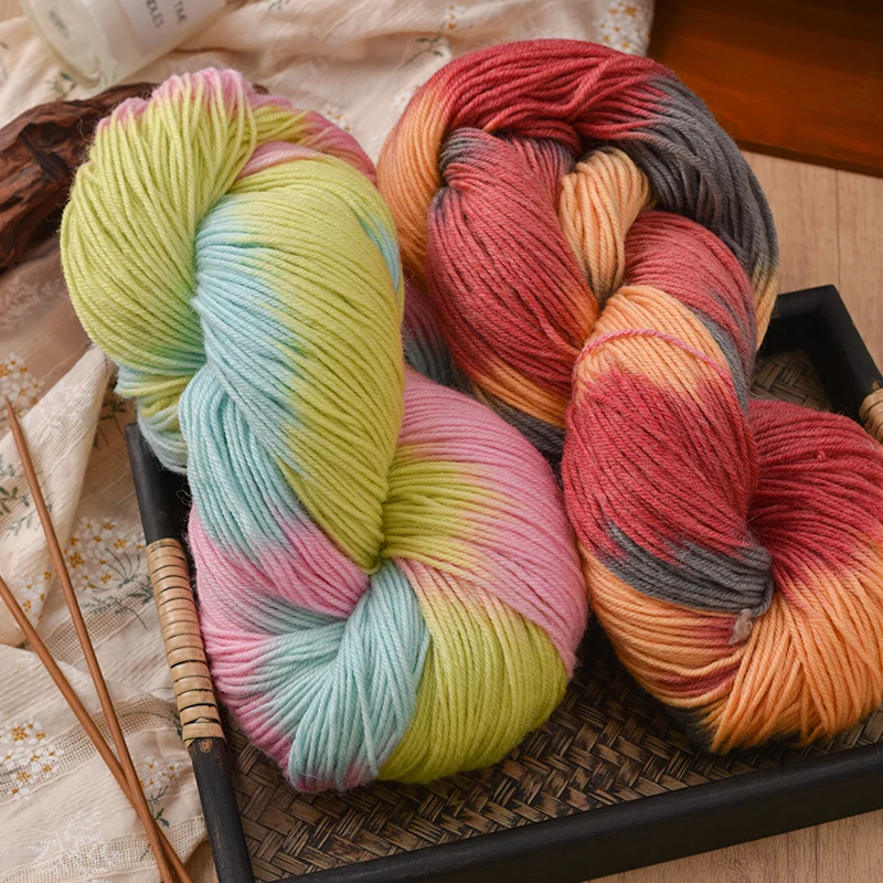 Dimuni 250g China wholesale best-selling 100% wool knitted scarf yarn handmade DIY craft materials