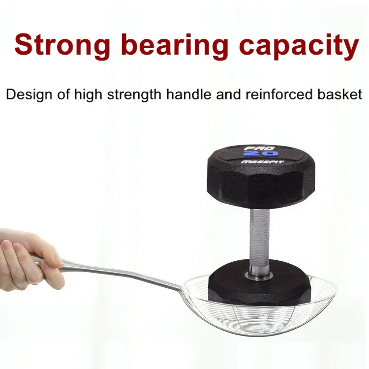 
Food grade enhanced version 304 stainless steel strainer food strainer oil filter spider skimmer strainer 