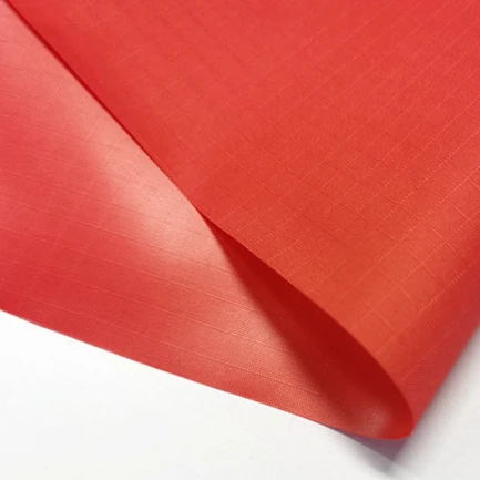 100% polyester taffeta lining fabric oxford 210D ripstop dobby fabric with polyurethane coated fabric for bag lining